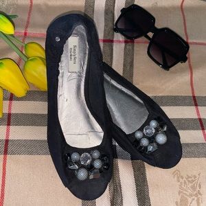 Simply Vera Vera Wang Open Toe Flat Shoes